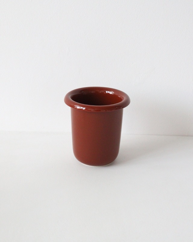 ring vase(red brown)